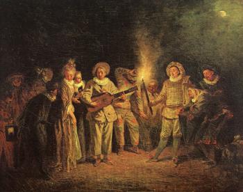 Jean-Antoine Watteau : The Italian Comedy